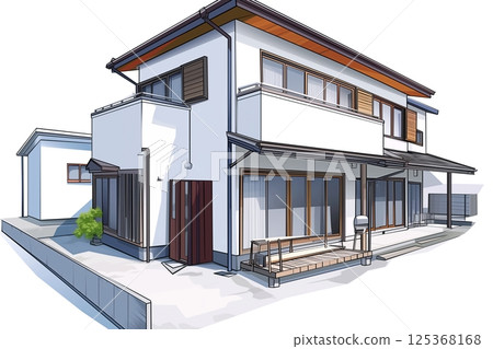 Housing illustration "AI generated image" Housing illustration "AI generated image" 125368168