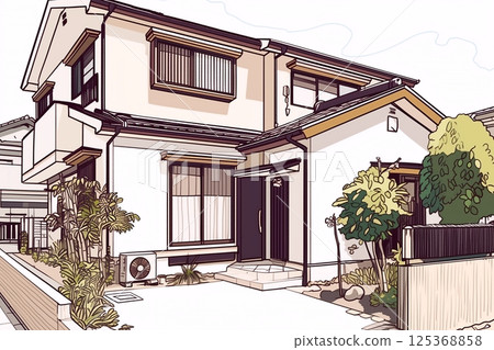 Housing illustration "AI generated image" 125368858