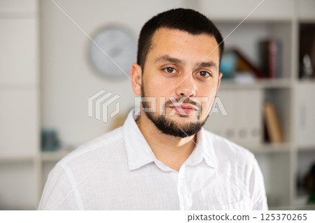 Portrait of male office manager Portrait of male office manager 125370265