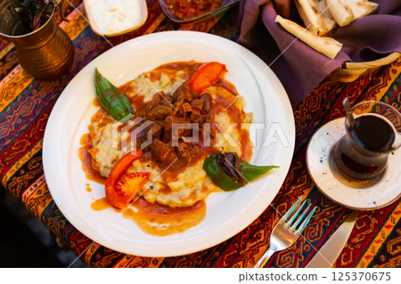 Turkish Food Hunkar Begendi 125370675