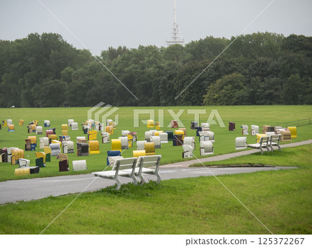 Cuxhaven at the north sea in germany 125372267