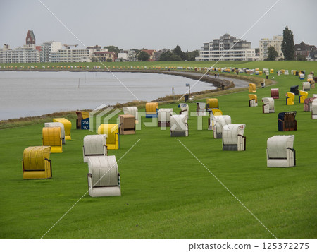 Cuxhaven at the north sea in germany 125372275
