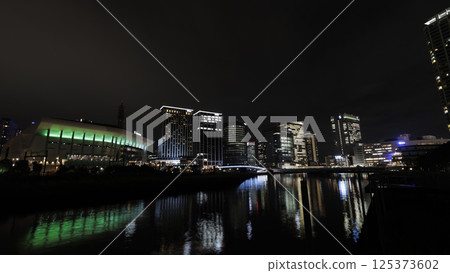 橫濱港未來的夜景 橫濱港未來的夜景 125373602