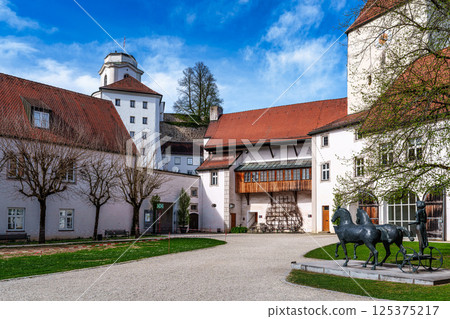 Veste Oberhaus in Passau, Germany, a fortress founded in 1219 and the stronghold of the Bishop of Passau Veste Oberhaus in Passau, Germany, a fortress founded in 1219 and the stronghold of the Bishop of Passau 125375217