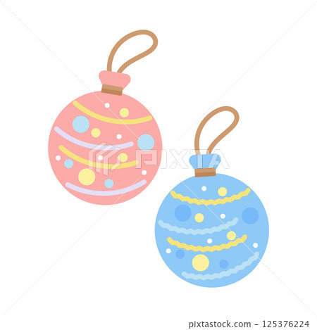 水氣球悠悠球插畫 水氣球悠悠球插畫 125376224