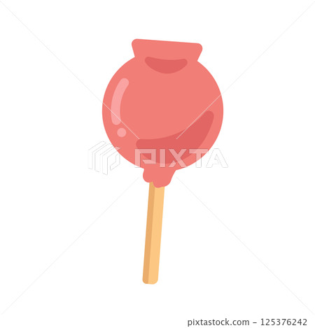 Candy apple illustration Candy apple illustration 125376242