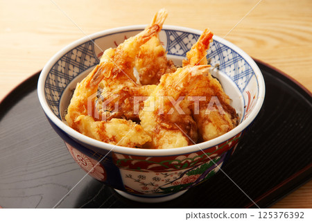 小蝦天婦羅蓋飯 125376392