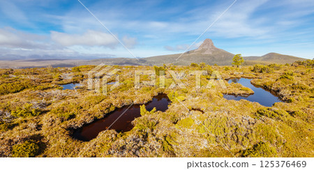 Barn Bluff Morning View in Tasmania Australia Barn Bluff Morning View in Tasmania Australia 125376469
