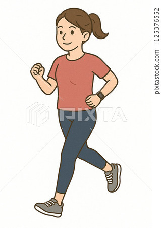 running woman 125376552