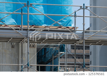 Construction site of condominium Construction site of condominium 125376581