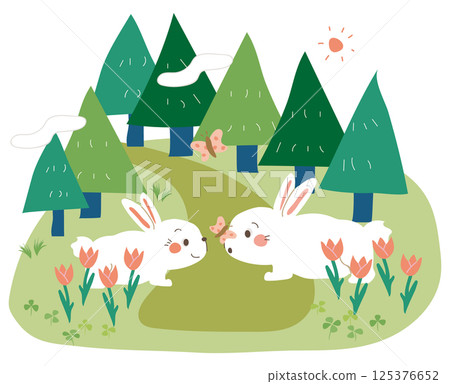 Rabbit illustration 125376652