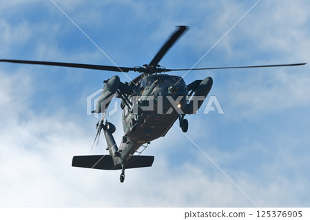 Japan Air Self-Defense Force UH-60J helicopter 125376905