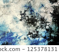 淺藍色抽象背景在黑暗中發光 125378131