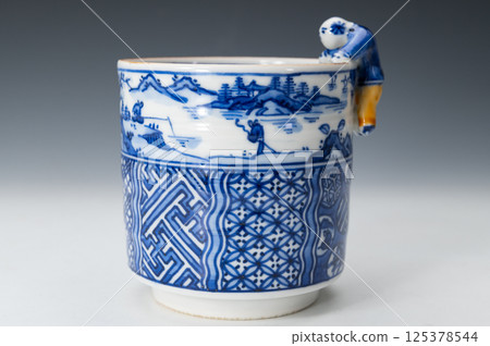 茶道用具、工藝品、青花瓷、吉祥、一貫、火燒、右側 125378544