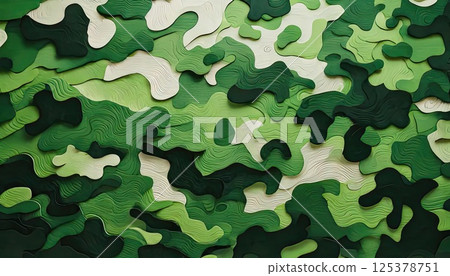 《AI圖片》迷彩背景素材 125378751