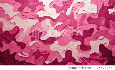 《AI Image》 Camouflage background material 125378767