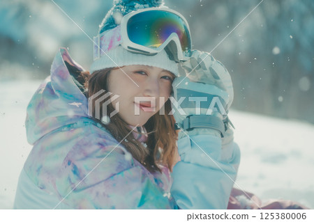 snowboard, snowboarding, female 125380006