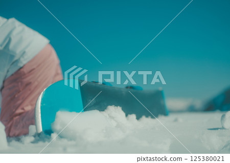 滑雪板 女生 女孩 125380021