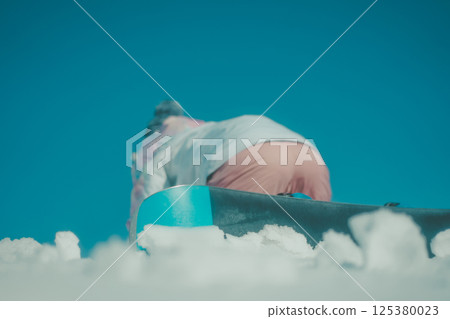 滑雪板 女生 女孩 125380023