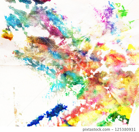 Paint trail on canvas and paper towels 4 Paint trail on canvas and paper towels 4 125380931