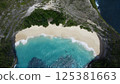 Aerial View of Kelingking Beach, Nusa Penida 125381663