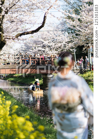 Middle-aged travel: Spring kimono and sightseeing in Koedo 125381883