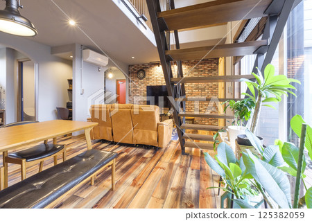 Western style building living 125382059