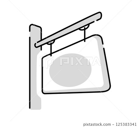 Simple sign illustration vector 125383341