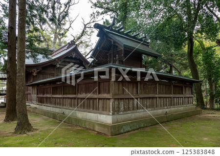 蘇我神社的本殿，位於小川城跡旁的山頂上[茨城縣小美玉市] 125383848