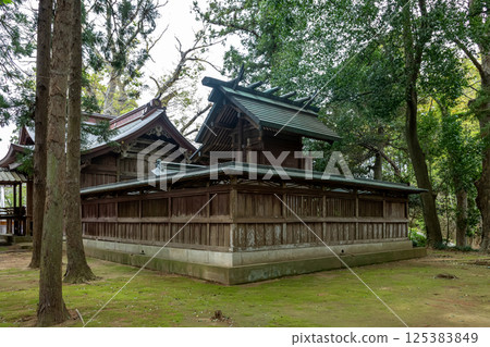 蘇我神社的本殿，位於小川城跡旁的山頂上[茨城縣小美玉市] 125383849