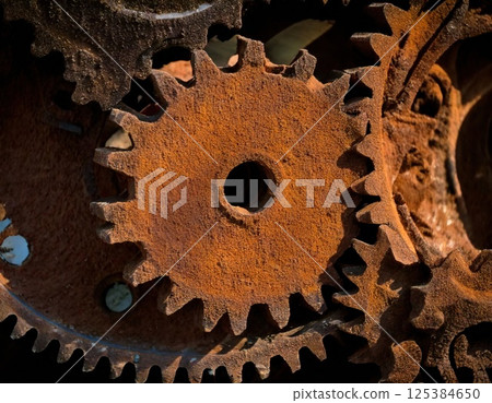 Rusty gears (AI generated image) Rusty gears (AI generated image) 125384650