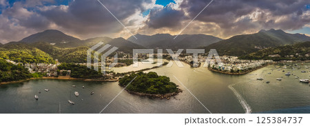 Hebe Haven Yacht Club view April 21 2025, Sai Kung HK Hebe Haven Yacht Club view April 21 2025, Sai Kung HK 125384737