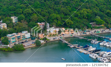 Che Keng Tuk village view April 21 2025, Sai Kung HK Che Keng Tuk village view April 21 2025, Sai Kung HK 125384762