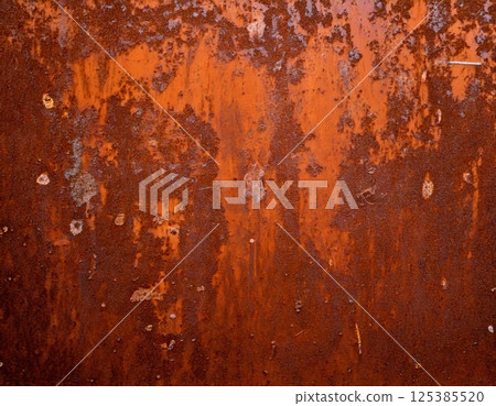 Rusty iron plate (AI generated image) 125385520