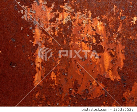Rusty iron plate (AI generated image) 125385522