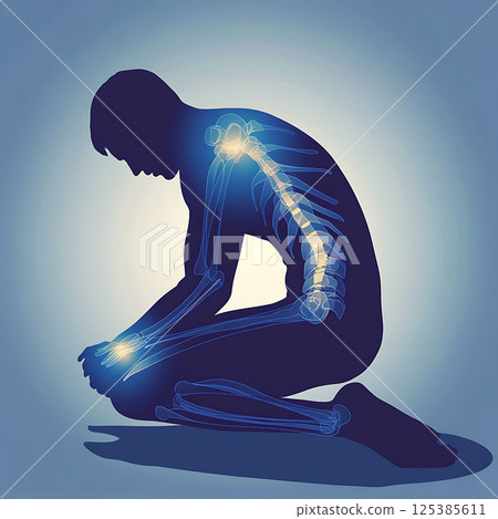 Therapy outcome infographic: pain relief comparison 125385611
