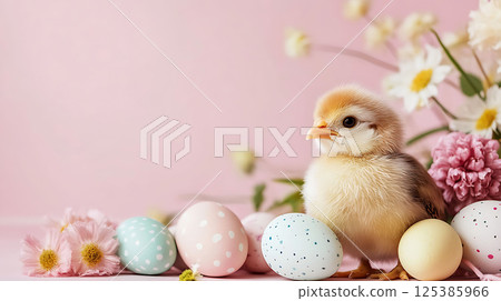 modern chick attitude Easter background idea 125385966