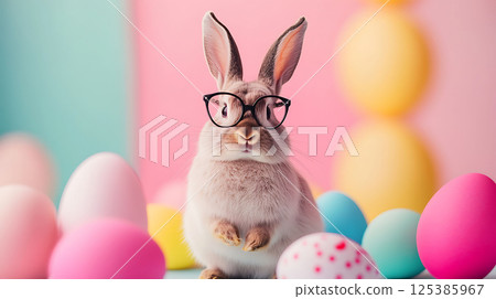 modern chick attitude Easter background idea 125385967