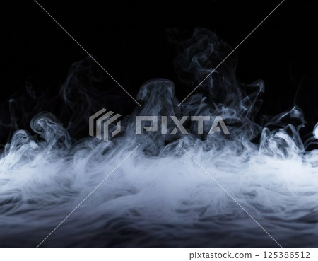Dry ice smoke (AI generated image) 125386512