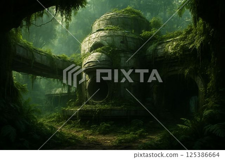 Overgrown Space Station Jungle 125386664
