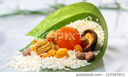 filling, zong leaves, wrapped, fresh, Dragon Boat Festival, festival, 125387011