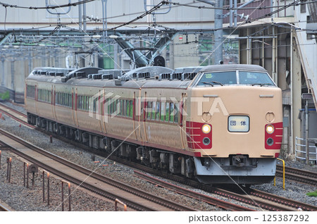 Tohoku Main Line Akabane-Oku JR East 183 series M52 train (Toyota) group 125387292