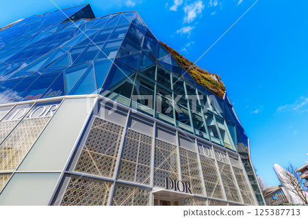 Tokyo: Shibuya Ward cityscape, Jingumae intersection, Tokyu Plaza Harajuku "Harakado" 125387713