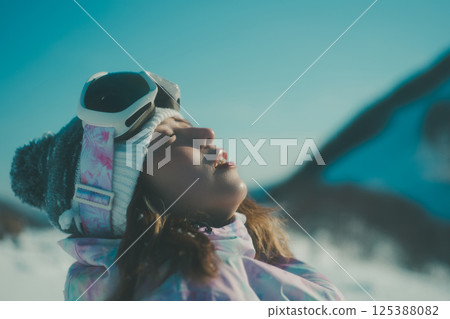 滑雪 滑雪板 滑雪者 125388082