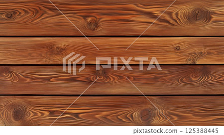 Rustic Wooden Floor Mockup with Seamless Texture and Natural Tones 125388445