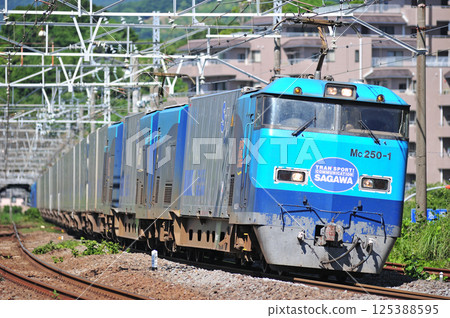 Tokaido Main Line, Manazuru, JR Freight, M250 Series, Mc250-1 (Oi), Super Rail Cargo, SRC 125388595