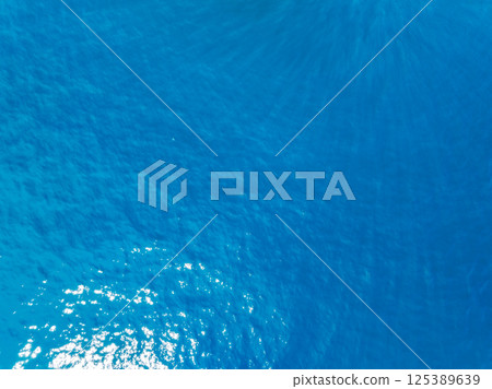 Top view sea waves nature background,Amazing waves texture seascape view 125389639