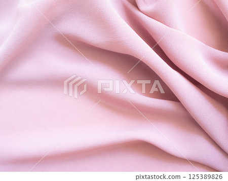 Silk Pink Background Cloth Mockup Beauty Abstract Soft Tableclcoth Curtain Wave Sheet Texture Template Premium Linen Display Gradient Satin Clothing Fabric Poster Backdrop Presentaion Luxury Silky. 125389826