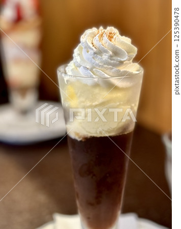 Coffee jelly from a delicious coffee shop Coffee jelly from a delicious coffee shop 125390478