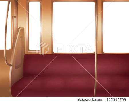 火車內（晚上，透過窗戶） 125390709